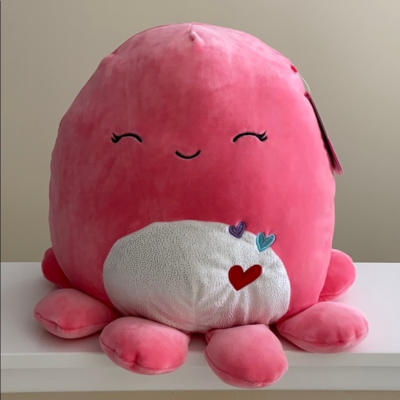 pics Squishmallows Valentines Day 2021 nwt 12 abby the octopus valentine squishmallow